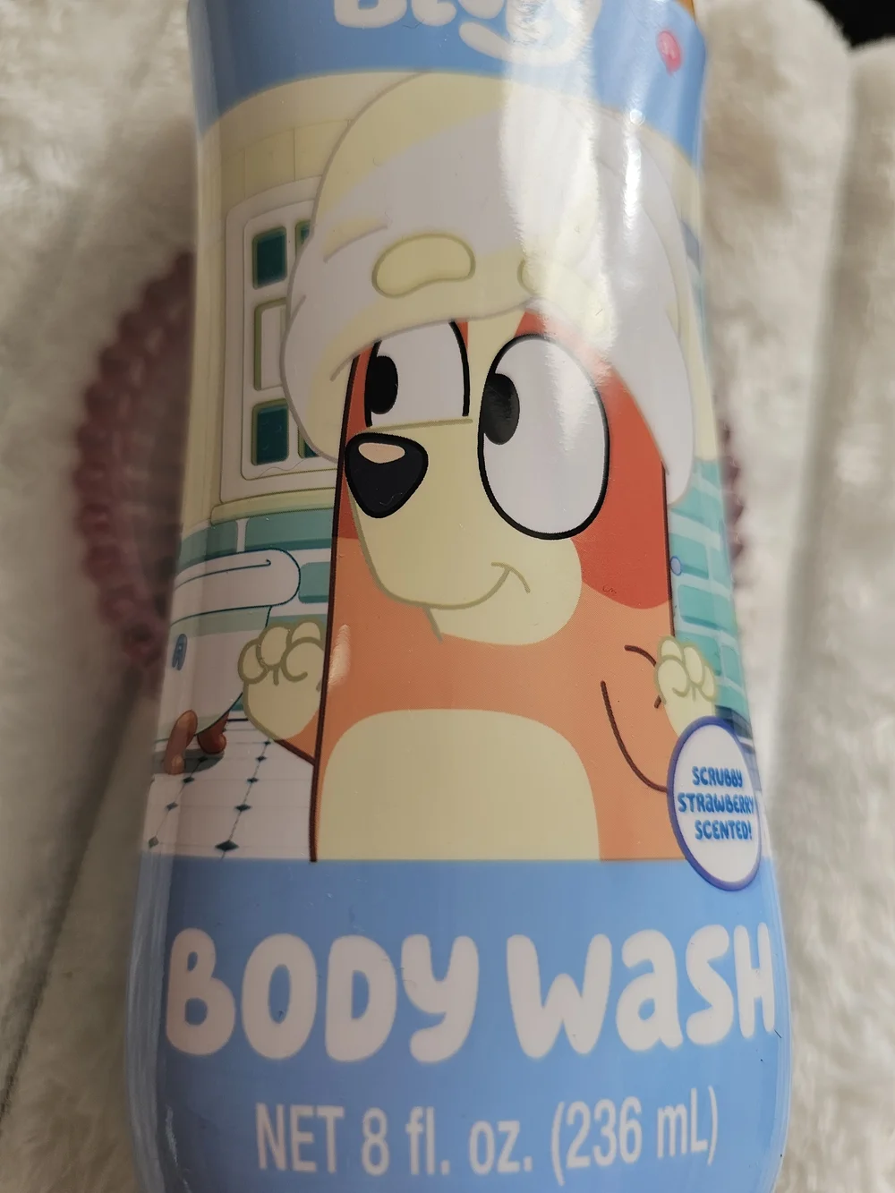 Bluey Kids Body Wash - Blue & Yellow Bottle